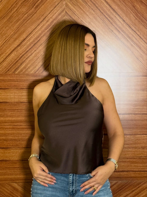 Blusa satín
