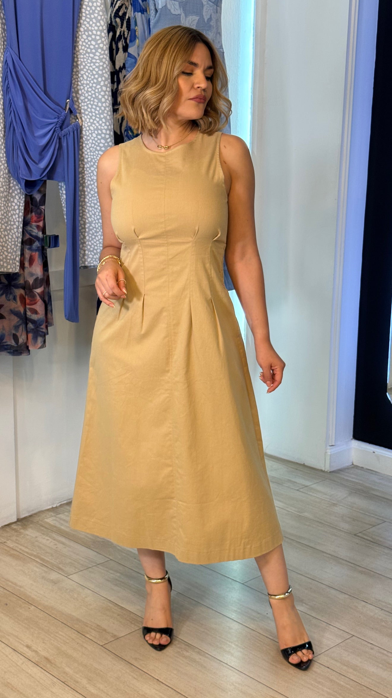 Vestido khaki