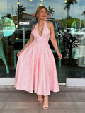 Vestido rosa princesa