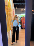 Pantalón de vestir con mascada incluida
