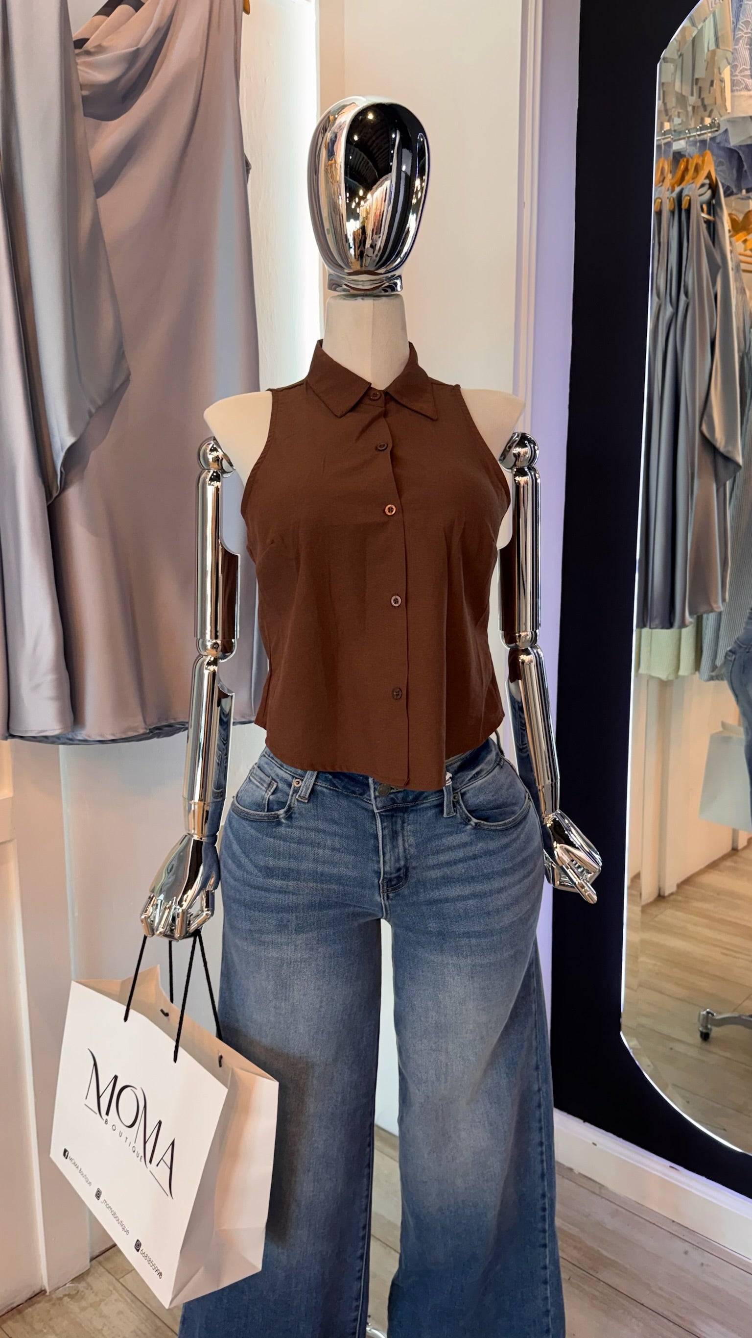 Blusa chaleco