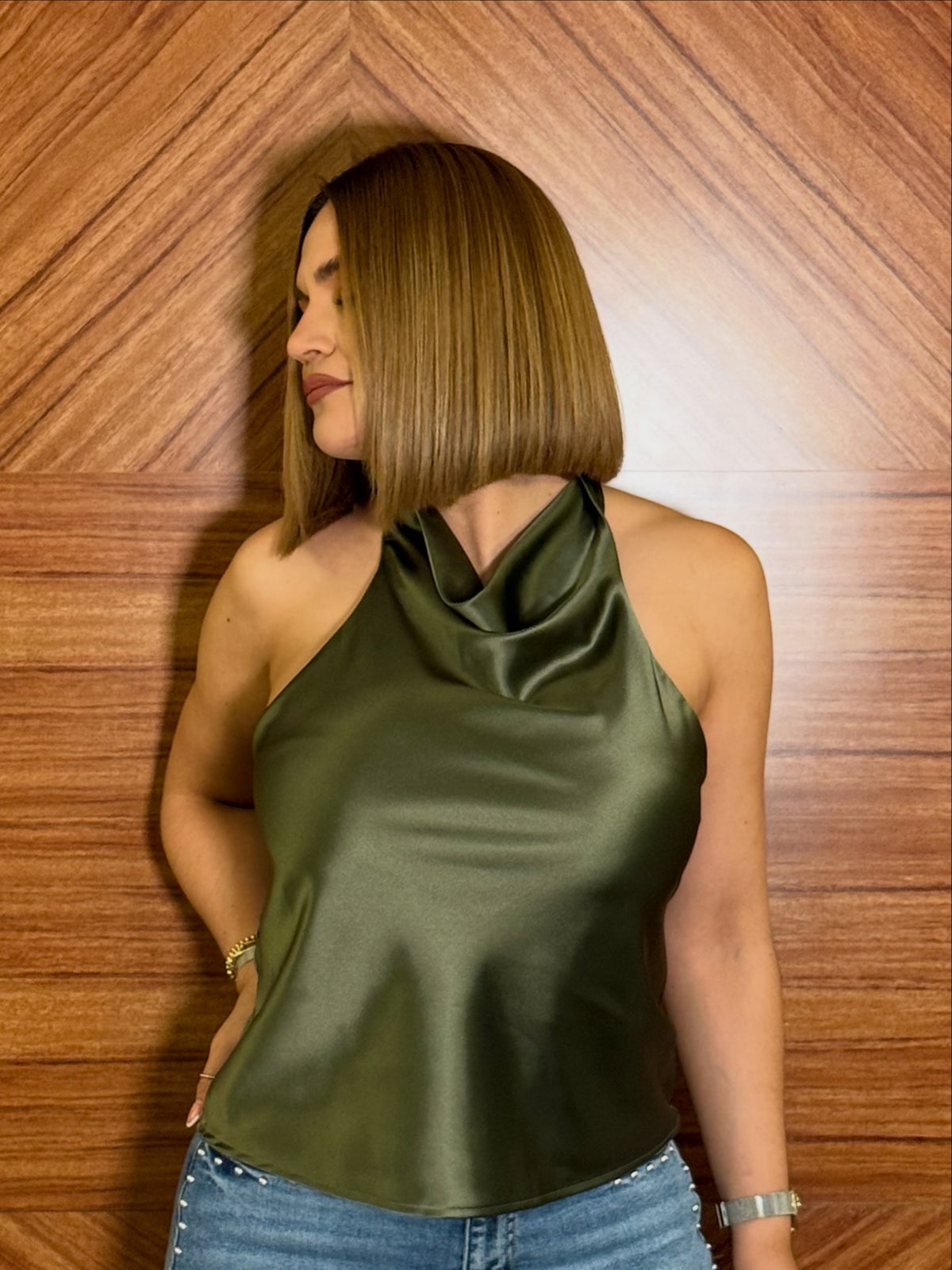 Blusa satín