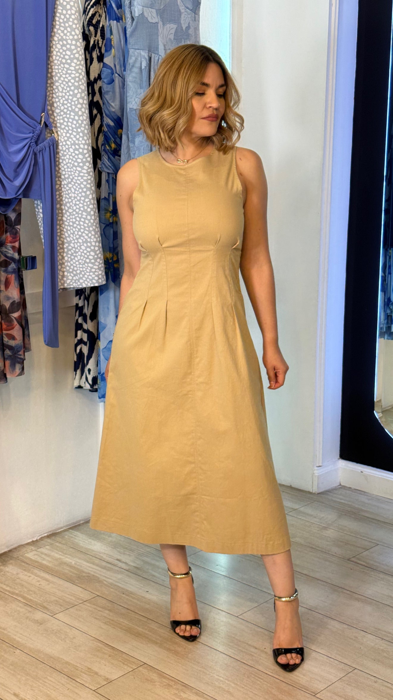 Vestido khaki